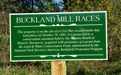 Buckland Preservation Society members and other property owners have preserved portions of the battlefield through conservation easements.